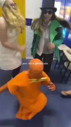 você grava tudo.