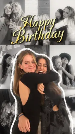 birthday collage