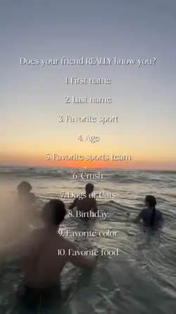 Best Friend Test