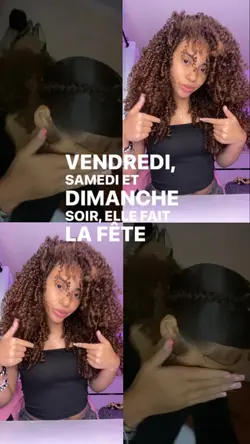 vendredi ,samedi ...