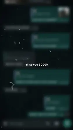 i miss you 3000%