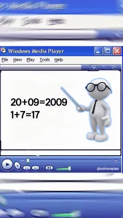 20+09=2009  1+7
