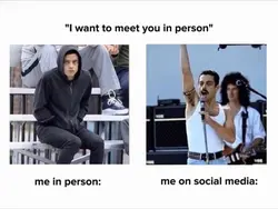 Me vs social media