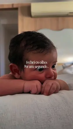 por um segundo...