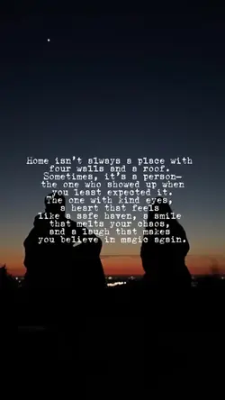 Home is you