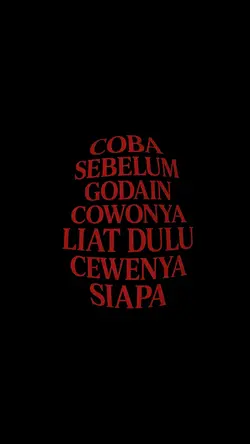 coba sebelum godain