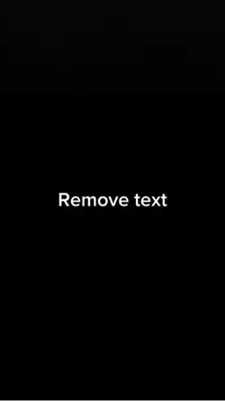 Remove text