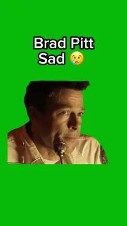 Brad Pitt Sad 😢 