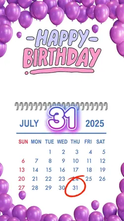 birthday 31July2025