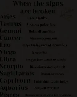 Zodiac signs
