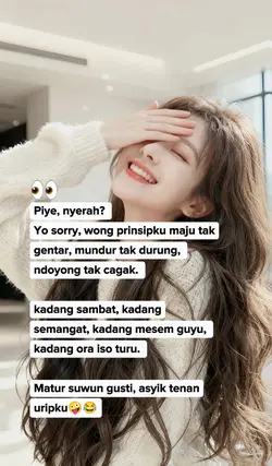 piye, nyerah? 