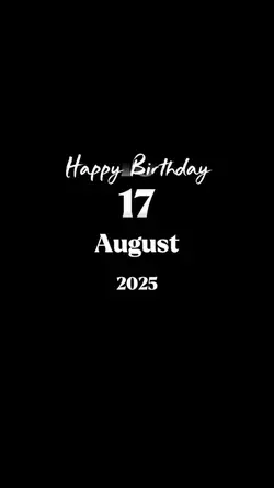 Hbd 17 august 2025