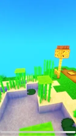 Minecraft parkour