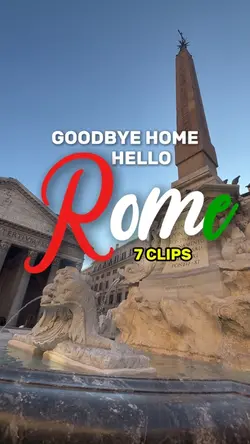 Bye Home🇮🇹Hello Rome