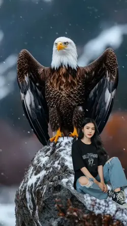 with eagle