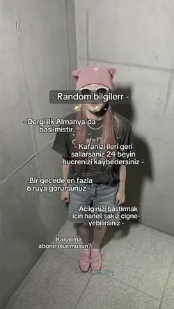 Random bilgilerr! 