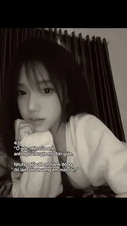 hành động của anh đã