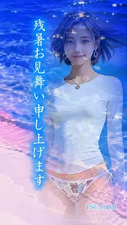 残暑お見舞い申し上げます1クリップ