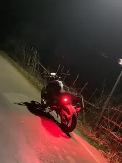 Night bike video 