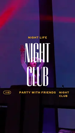 night party at club
