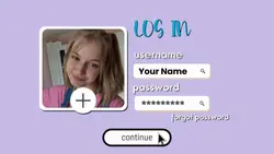 log in template 