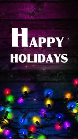 HAPPY HOLIDAYS