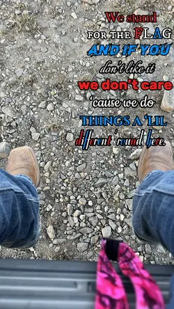 we stand for flag