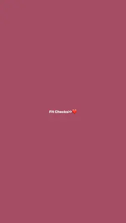 Fit Checks