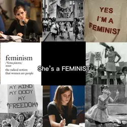 She’s a FEMINIST 🩷