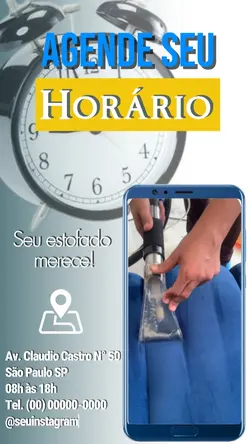 AGENDE SEU HORÁRIO 