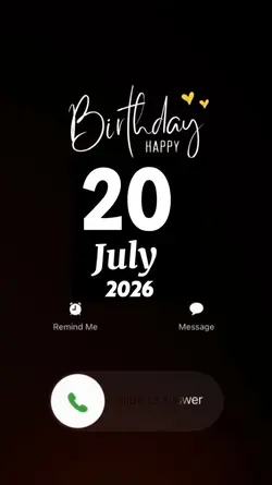 Hbd 20 July 2026 