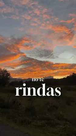 no te rindas