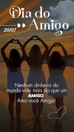 Feliz dia do amigo