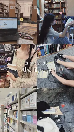 a day at library