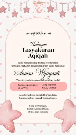 tasyakuran aqiqah 
