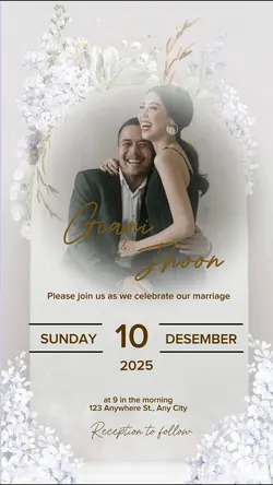 Marriage invitation 