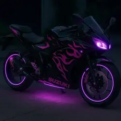 Moto violette 😈