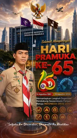 HARI PRAMUKA KE-65