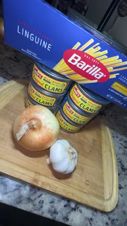 Clam linguine 