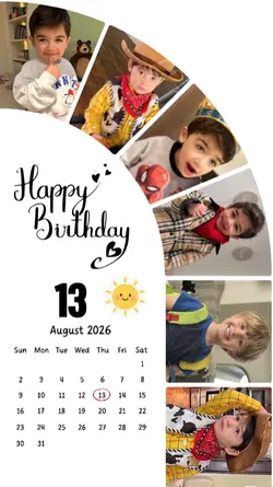 BDAY SON 13 AUGUST 