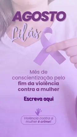 Agosto lilás 