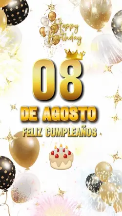 HBD 08 D AGOSTO 2026
