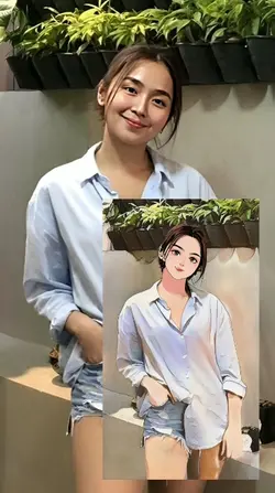 Comic anime filter