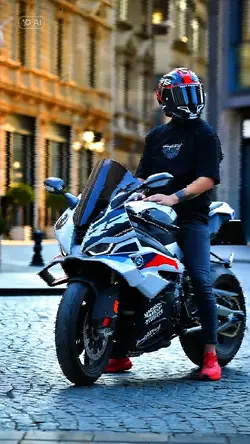 AI zoom Motorcycle