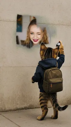 Tagging Cat