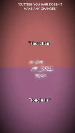 hair short & long