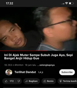 muter sampe subuh