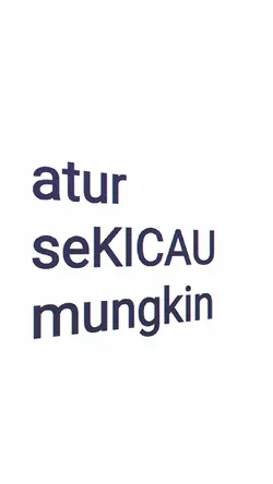 ATUR SEKICAU MUNGKIN