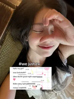 we just ex
