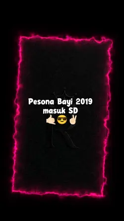 bayi 2019 masuk SD